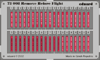 73008 1/72 Remove Before Flight