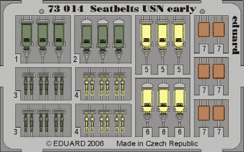 73014 1/72 Seatbelts USN early