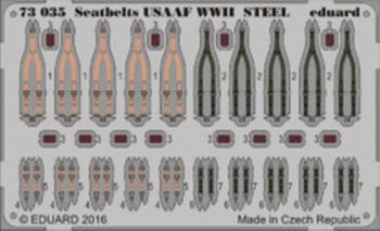 73035 1/72 Seatbelts USAAF WWII STEEL