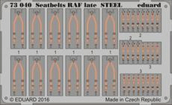 73040 1/72 Seatbelts RAF late STEEL