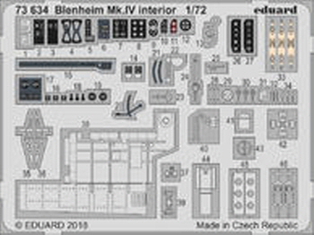 73634 1/72 Blenheim Mk.IV interior 1/72 AIRFIX