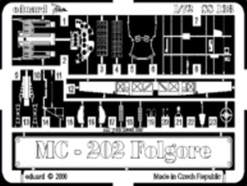 SS138 1/72 MC 202 Folgore HASEGAWA