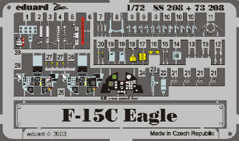 SS208 1/72 F-15C HASEGAWA