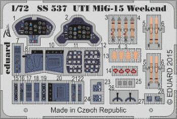 [사전 예약] SS537 1/72 UTI MIG-15 Weekend EDUARD