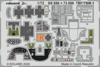 SS696 1/72 TBF/TBM-1 Avenger 1/72 HASEGAWA
