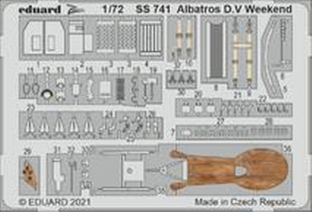 [사전 예약] SS741 1/72 Albatros D.V Weekend 1/72 EDUARD
