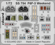 [사전 예약] SS754 1/72 F6F-3 Weekend 1/72 EDUARD