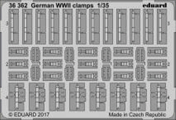 36362 1/35 German WWII clamps 1/35