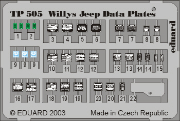 [사전 예약] TP505 1/35 Willys Jeep