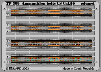 [사전 예약] TP509 1/35 Ammunition Belts US Cal.0.50
