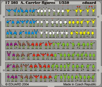 17503 1/350 Air.Carrier Figures present 1/350