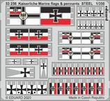 53256 1/350 Kaiserlische Marine flags & pennants STEEL 1/350