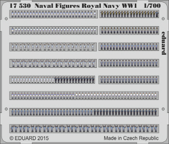 17530 1/700 Naval Figures Royal Navy 1/700
