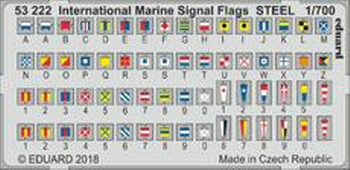 53222 1/700 International Marine Signal Flags STEEL 1/700