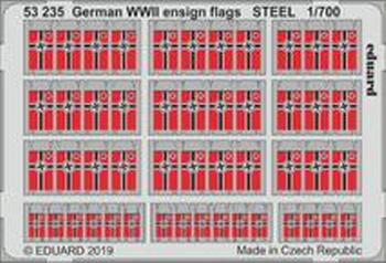 53235 1/700 German WWII ensign flags STEEL 1/700