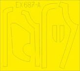 EX687 1/48 B-17G antiglare panels (DL & BO production) 1/48 HKM
