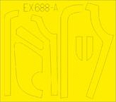 EX688 1/48 B-17G antiglare panels (VE production) 1/48 HKM