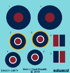 D48031 1/48 Tempest roundels early 1/48 EDUARD