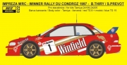 REJ0022 Transkit – Subaru Impreza WRC Rally du Condroz 1997 - B.Thiry Reji Model 1/24.