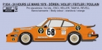 REJ0141  Decal - Porsche 934 \"Jägermeister\" 24 hours Le Mans 1978 Reji Model 1/24.