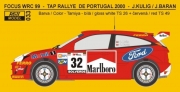 REJ0033  Decal – Ford Focus WRC Rally Portugal 2000 – J.Kulig Reji Model 1/24.