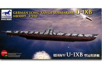 [SALE-사전 예약] NB5009 1/350 German Long Range Submarine U-IXB