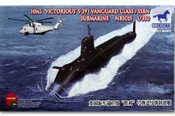 [사전 예약] NB5015 1/350 HMS "Victorious" S-29 (Vanguard Class) SSBN Submarine