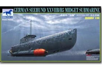 [SALE-사전 예약] CB35053 1/350 German Seehund XXVIIB/B5 Midge Submarine