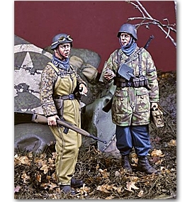 [사전 예약] 35211 1/35 SS NCO & Fallschirmjager, Kampfgruppe Hansen