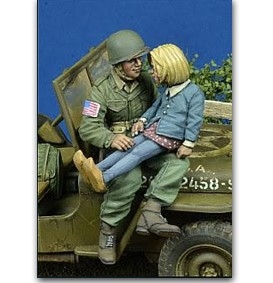 [사전 예약-4월 출시 예정] 35214 1/35 US Paratrooper with small girl 1944-45