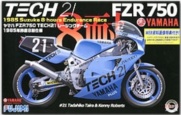 [사전 예약] 14131 1/12 Yamaha FZR750 Tech21 Shiseido Racing Team 1985 Fujimi