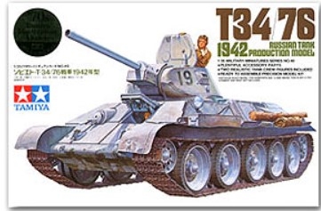 [사전 예약] 35049 1/35 Russian Medium Tank 'T-34/76 1942 Production' Tamiya