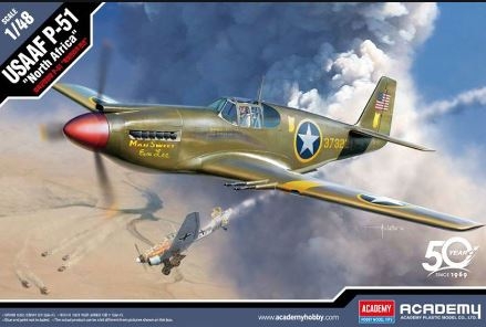 [SALE-특가 수량 한정] 12338 1/48 USAAF P-51 'North Africa'  Academy