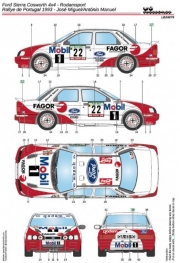[사전 예약] 24079 1/24 Ford Sierra Cosworth 4x4 - Rodamsport - Rallye de Portugal 1993 – Jose Miguel/Antonio Man