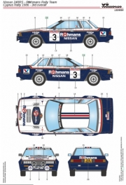 [사전 예약] 24084 1/24 Nissan 240RS - Rothmans Rally Team - Cyprus Rally 1986 - 3rd overall