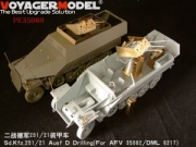 PE35088 1/35 Photo Etched set for Sd.Kfz.251/21 Ausf D Drilling (For AFV 35082 / DRAGON 6217)