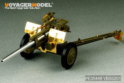 PE35449 1/35 WWII US 3inch M5 ATG/w M1 or 105mm Howitzer M2A1Carriage 2in1( For AFV CLUB 35S64/35160