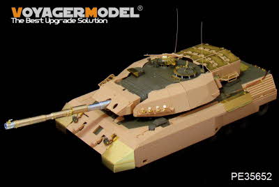 [사전 예약] PE35652 1/35 Modern Canadian Leopard C2 MEXAS MBT(Gun barrel ,smoke discharger include ）(For TAKOM 2