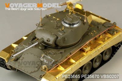 PE35670 1/35 US M24 Chaffee Light Tank Fenders and Skirts（For AFV AF35209）