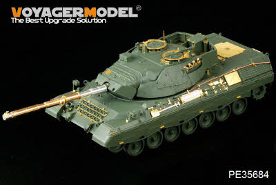 PE35684 1/35 Modern German Leopard1A5 MBT (Gun barrel ,smoke discharger，atenna base include）(For TAK
