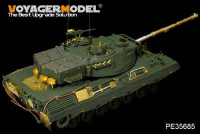 PE35685 1/35 Modern Canadian Leopard C2 MBT (Gun barrel ,smoke discharger，atenna base include）(For T