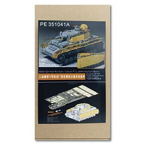 PE351041A 1/35 WWII German Pz.Kpfw.IV Ausf.F1（LateProduction）Basic （B ver included Ammo）(For Border