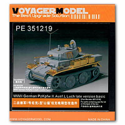 PE351219 1/35 WWII German PzKpfw.II.Ausf.L Luch late version basic(Border BT-018)