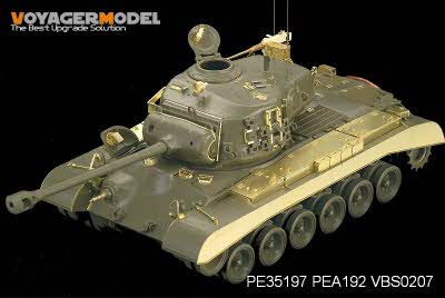 PEA192 1/35 1/35 WWII US Army M26 Pershing Tank Side Skirts and Stowager Bins (For DRAGON / TAMIYA)