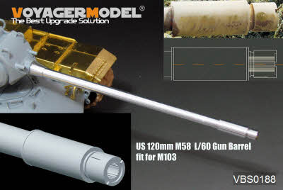 VBS0188 1/35 US 120mm M58 L/60 Gun Barrel(M103 used )(For All)