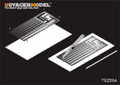 TEZ054 plastic stripe cutting template(For All)