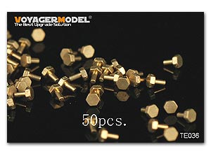 TE036 Turned Metal Bolts Pattern 2 (M0.5X1) (50 pcs) (For All)