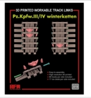 [주문시 바로 입고] RM2018 1/35 Workable Track Links for Pz.III/IV Winterketten 3D Printed - 전차 미포함
