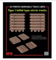 [주문시 바로 입고] RM2019 1/35 Workable Track Links for Tiger I Initial Type Mirror Tracks 3D Printed - 전차 미포함