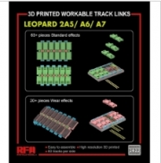 [주문시 바로 입고] RM2022 1/35 3D Printed Workable Track Links for Leopard 2A5/A6/ A7